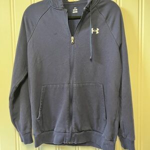 Under Armour Dark Blue/ navy zip Hoodie / Jacket